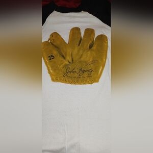VTG John Fogerty Baseball Glove Graphic Reglan Tee